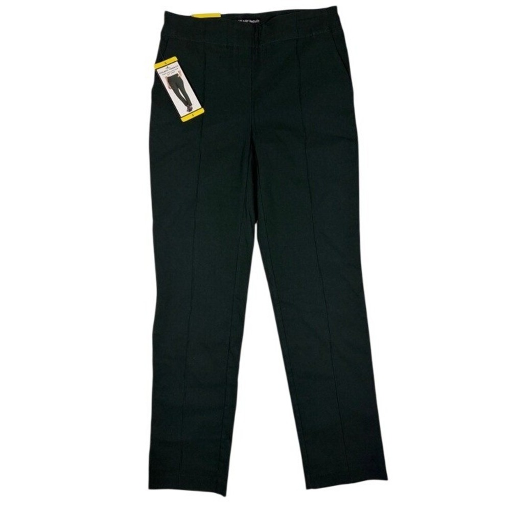 Hilary Radley Women Forest Green Tummy Control Pull‎ On Pants Size S D5606-E3563